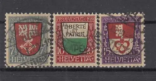 Schweiz  Nr 149/51 Gestempelt (Posten)