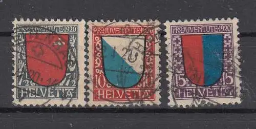 Schweiz  Nr 153/55 Gestempelt (Posten)