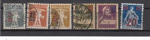 Schweiz  Nr 156/61 Gestempelt (Posten)