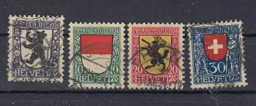 Schweiz  Nr 209/12 Gestempelt (Posten)