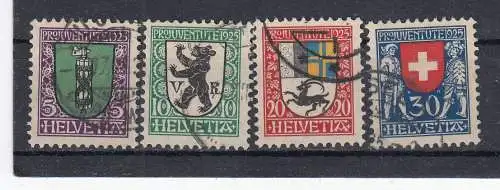Schweiz  Nr 214/17 Gestempelt (Posten)