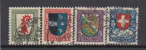Schweiz  Nr 218/21 Gestempelt (Posten)