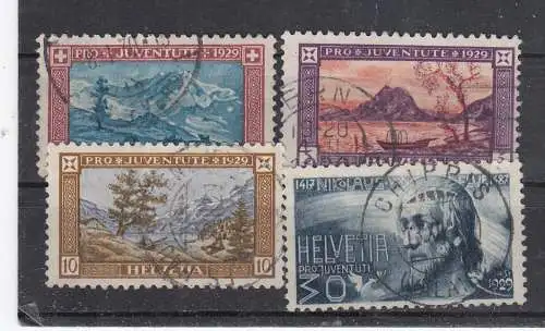 Schweiz  Nr 235/38 Gestempelt (Posten)