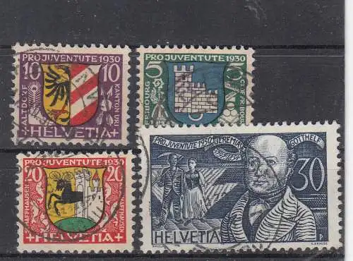 Schweiz  Nr 241/44 Gestempelt (Posten)