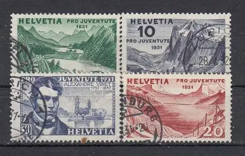 Schweiz  Nr 246/49 Gestempelt (Posten)