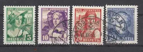 Schweiz  Nr 266/69 Gestempelt (Posten)