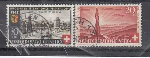 Schweiz  Nr 408/09 Gestempelt (Posten)