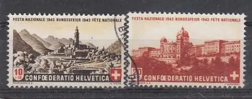 Schweiz  Nr 420/21 Gestempelt (Posten)