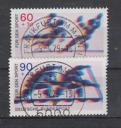Bundesrep. Deutschland  Nr 1009/10 Gestempelt (Posten)