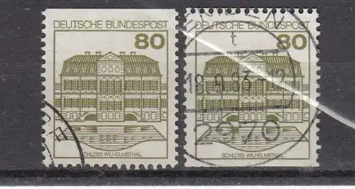 Bundesrep. Deutschland  Nr 1140 C+D Gestempelt (Posten)