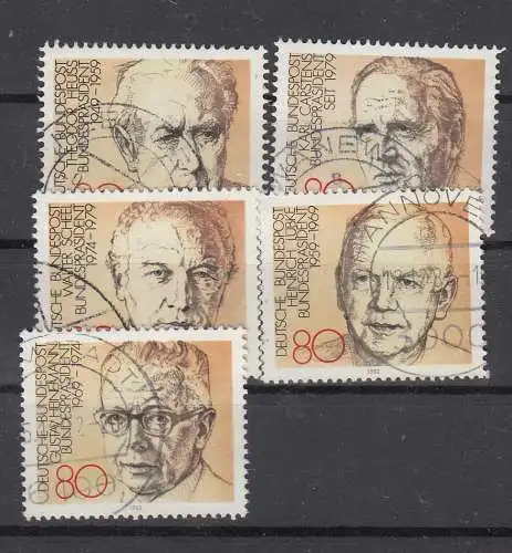 Bundesrep. Deutschland  Nr 1156/60 Gestempelt (Posten)
