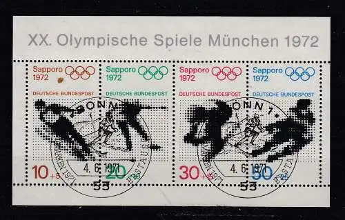 Bundesrep. Deutschland  Nr Block 6 Gestempelt (Posten)
