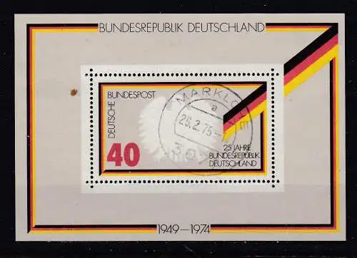 Bundesrep. Deutschland  Nr Block 10 Gestempelt (Posten)