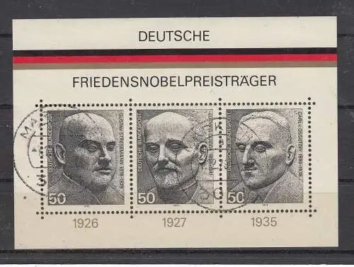 Bundesrep. Deutschland  Nr Block 11 Gestempelt (Posten)