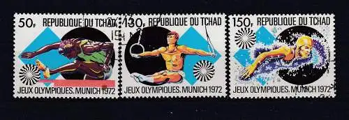 Tschad  Nr 550/52 Gestempelt (Posten)