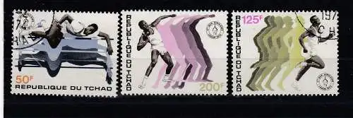 Tschad  Nr 650/52 Gestempelt (Posten)