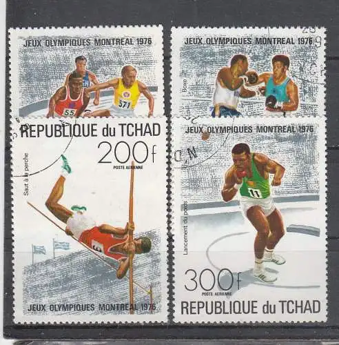 Tschad  Nr 42/45 Gestempelt (Posten)