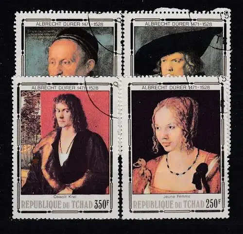 Tschad  Nr 831/34 Gestempelt (Posten)