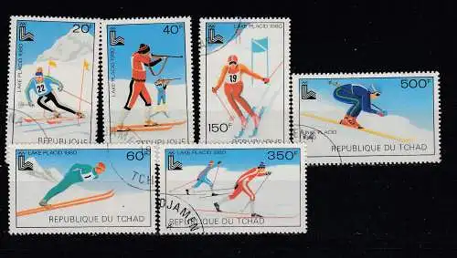 Tschad  Nr 877/82 Gestempelt (Posten)