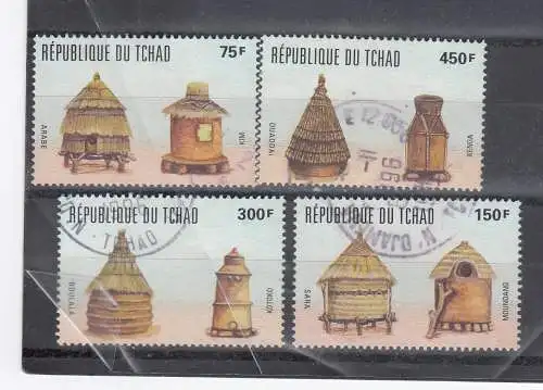 Tschad  Nr 1251/54 Gestempelt (Posten)