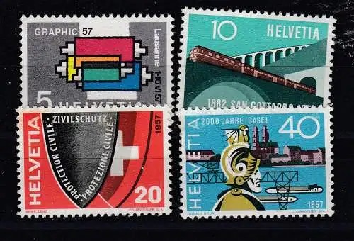 Schweiz  Nr 637/40 Postfrisch / **