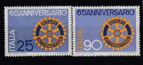 Italien  Nr 1321/22 Gestempelt (Posten)