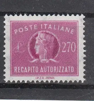 Italien Gebührenmarken A  Nr 15 Postfrisch / **