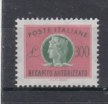 Italien Gebührenmarken A  Nr 16 Postfrisch / **