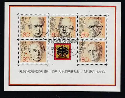 Bundesrep. Deutschland  Nr Block 18 Gestempelt (Posten)