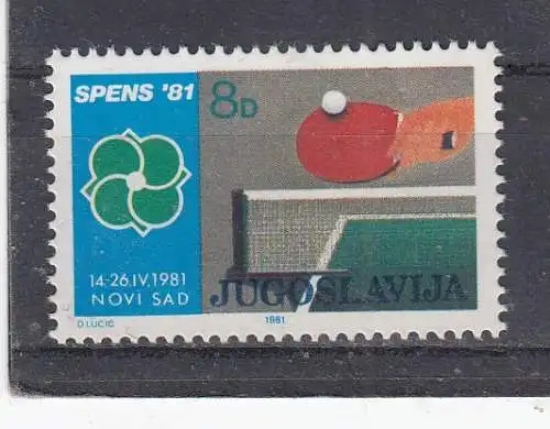 Jugoslawien  Nr 1882 Postfrisch / **