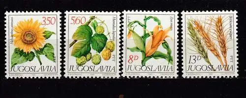 Jugoslawien  Nr 1887/90 Postfrisch / **
