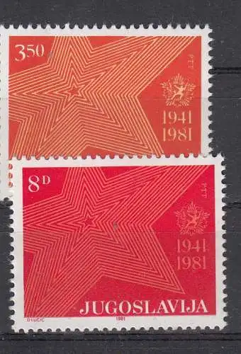 Jugoslawien  Nr 1893/94 Postfrisch / **