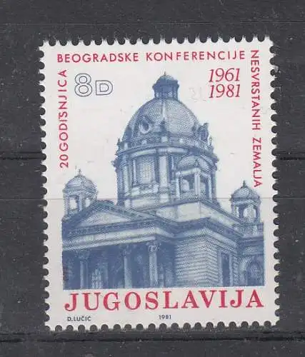 Jugoslawien  Nr 1898 Postfrisch / **