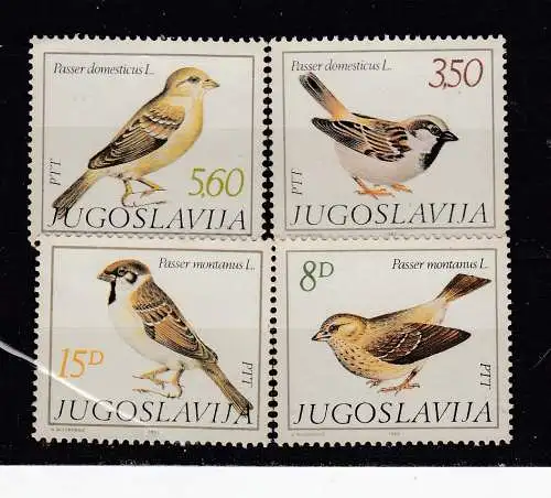 Jugoslawien  Nr 1925/28 Postfrisch / **