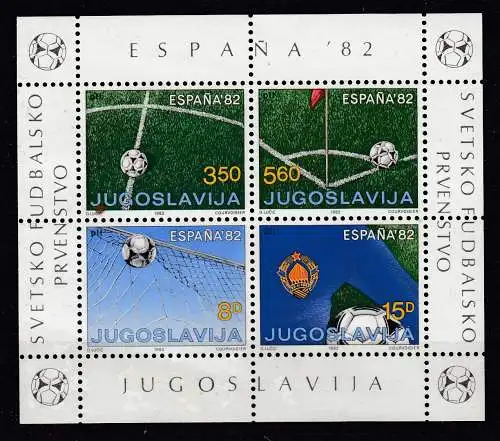 Jugoslawien  Nr Block 20 Postfrisch / **