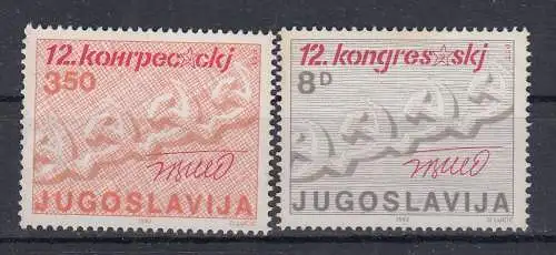 Jugoslawien  Nr 1930/31 Postfrisch / **