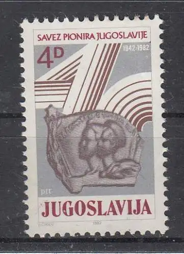 Jugoslawien  Nr 1965 Postfrisch / **