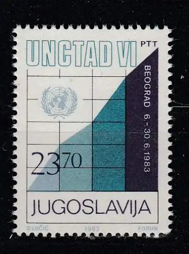 Jugoslawien  Nr 1993 Postfrisch / **