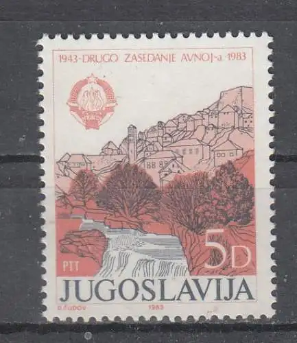 Jugoslawien  Nr 2019 Postfrisch / **