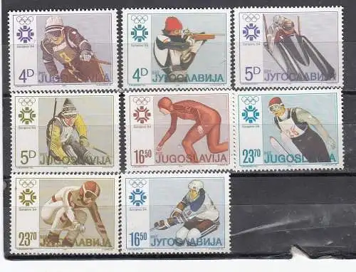 Jugoslawien  Nr 2025/32 Postfrisch / **