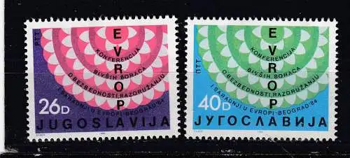 Jugoslawien  Nr 2071/72 Postfrisch / **
