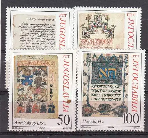 Jugoslawien  Nr 2177/80 Postfrisch / **