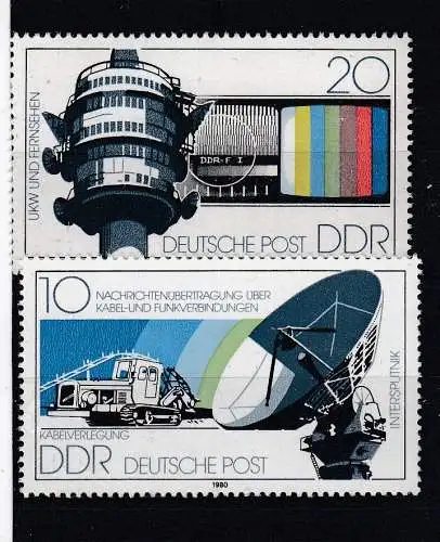 DDR  Nr 2490/91 Postfrisch / **