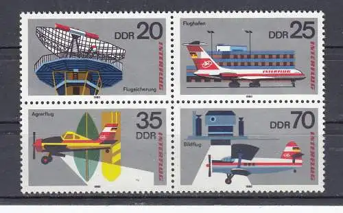 DDR  Nr 2516/19 Vb Postfrisch / **