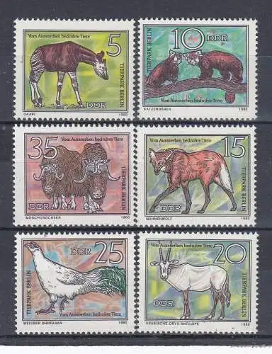 DDR  Nr 2522/27 Postfrisch / **