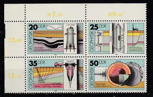 DDR  Nr 2557/60 Vb Postfrisch / **