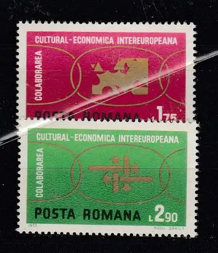 Rumänien  Nr 3020/21 Postfrisch / **