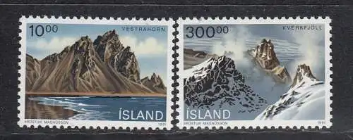 Island  Nr 740/41 Postfrisch / **