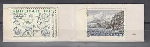 Dänemark Färöer  Nr 8+11 MH Postfrisch / **