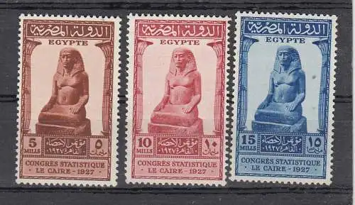 Ägypten  Nr 138/40 Falz / Gummimängel / *